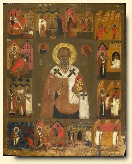 O ΄Αγιος Νικόλαος με σκηνές του βίου του, 16ος αι.